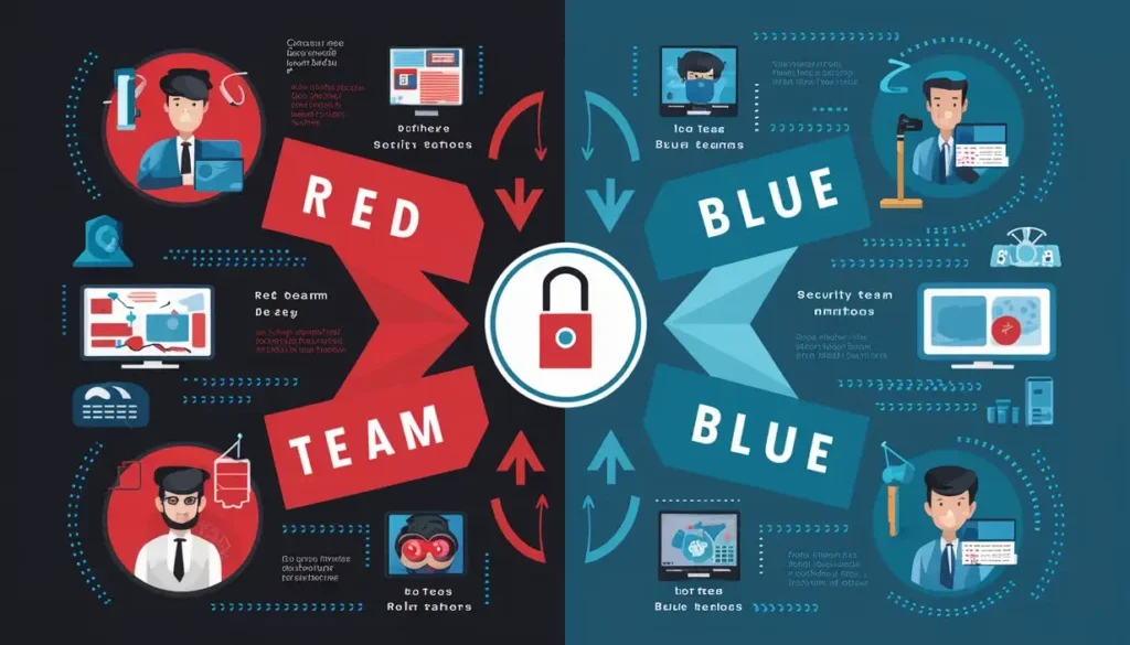 red Red Team vs. Blue Team: The Art of Cybersecurity Warfare